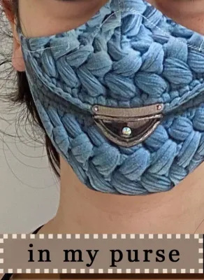 IPNG: In My Purse Knit Illusion Protective Mask