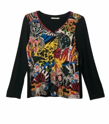 Maloka: Tiger Abstract Art T-Shirt