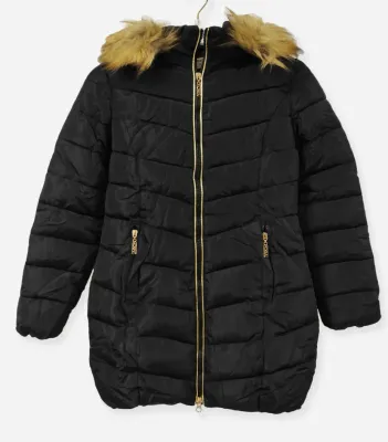 Paul Brial: Carmen In Red Asymmetrical Plush Parka