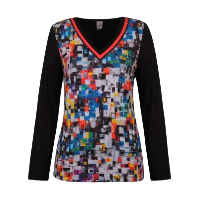 Simply Art Dolcezza: Heads Up In Color Abstract Art T-Shirt (2 Left!)