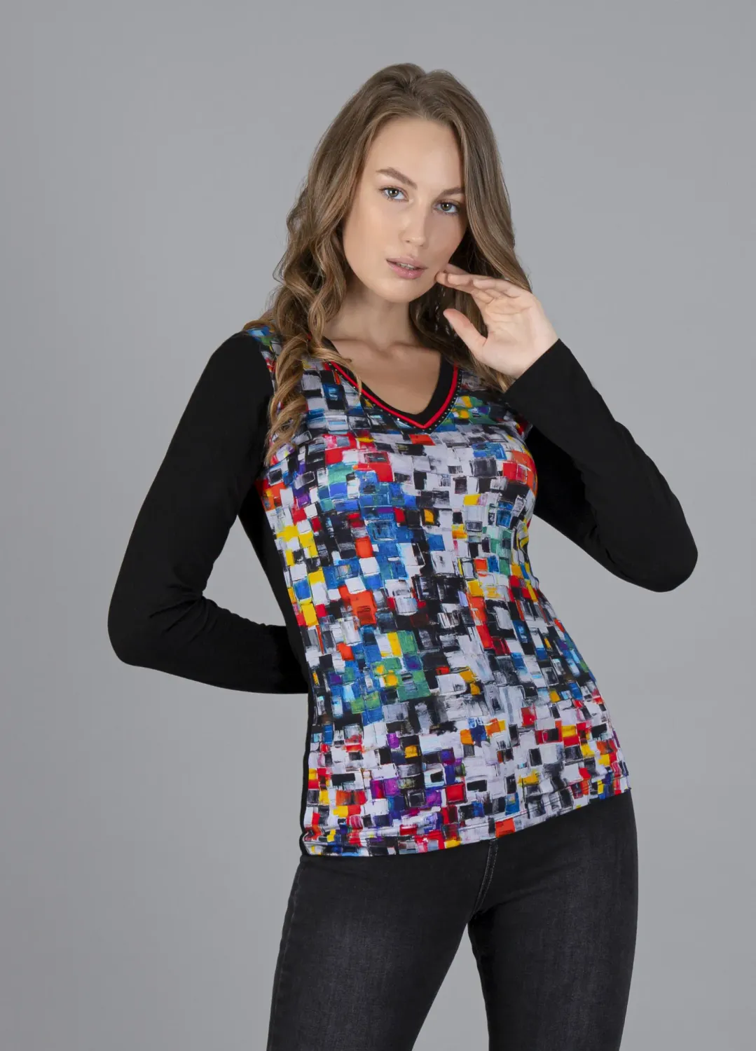 Simply Art Dolcezza: Heads Up In Color Abstract Art T-Shirt (2 Left!)