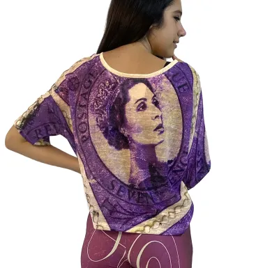 IPNG: If I Was Dancing In Paris Illusion Blouse T-Mini
