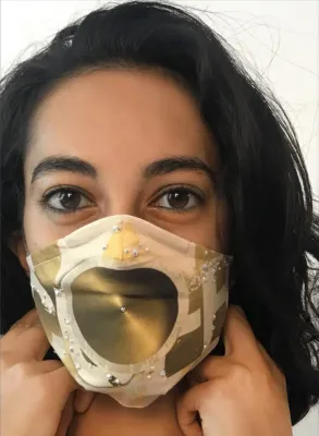 IPNG: Summer Speach Art Protective Mask (Ships Immed!)