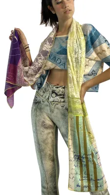 IPNG: If I Was Dancing In Paris Illusion Shawl Scarf