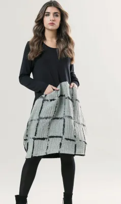 G!oze France: Bubble Chat Pocket Midi Dress