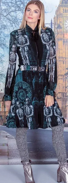 Petit Pois: Kingdom Bubble Zip Up Coat Dress