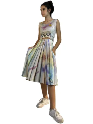 IPNG: Never Enough Color Orchid Illusion Cutout Dress