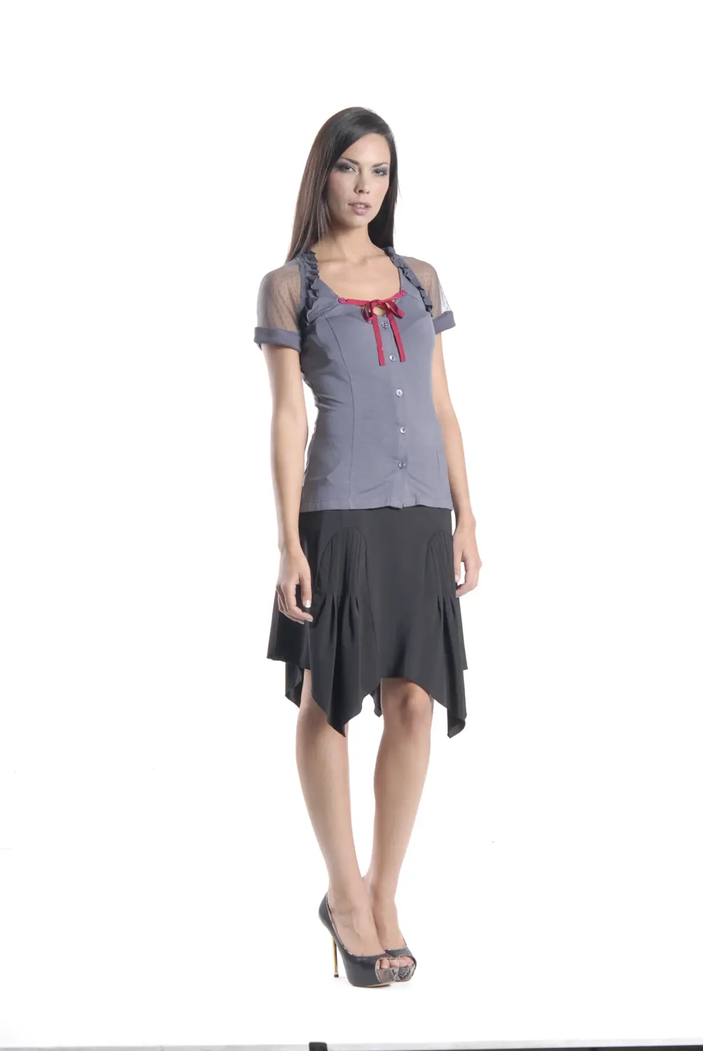 Les Fees Du Vent: Pink Bow Blouse (2 Left!)