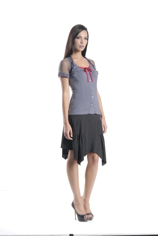 Les Fees Du Vent: Pink Bow Blouse (2 Left!)