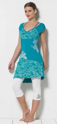 Coline Paris: Cropped Flower Legging (In Black) More Arrived!