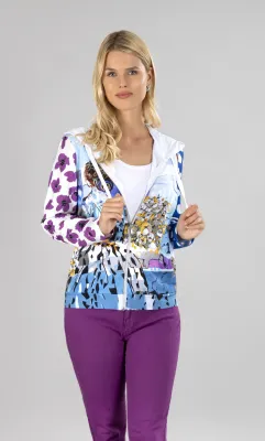 Simply Art Dolcezza: Princess Danae Abstract Art Zip Hoodie