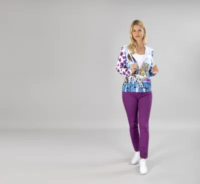 Simply Art Dolcezza: Princess Danae Abstract Art Zip Hoodie