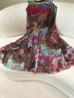 Maloka: Color Of Picasso Gypsy Beauty Art Midi Sundress