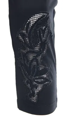 Les Fees Du Vent Couture: Midnight Orchid Cropped Pant