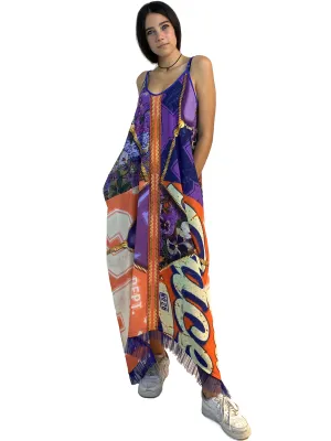 IPNG: Summer In A Flower Illusion V Pocket Maxi Dress