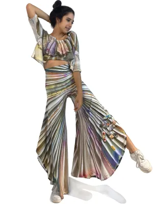 IPNG: Never Enough Color Orchid Illusion Flared Pant