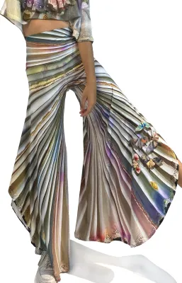 IPNG: Never Enough Color Orchid Illusion Flared Pant