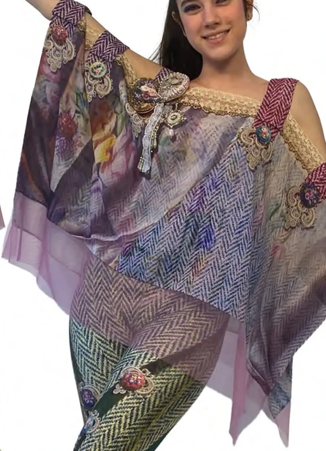 IPNG: Mood Flavour Shawl Blouse