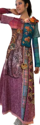 IPNG: Mood Flavour Tweed Illusion Cameo Dress