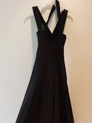 Luna Luz: Diamond Neck Cotton Muslin Dress