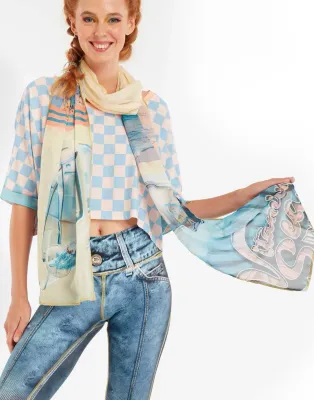 IPNG: Vitamin Sea Illusion Scarf (Ships Immed, 1 Left!)