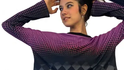 IPNG: Art Is My Body In Rhythm Illusion Blouse T Mini