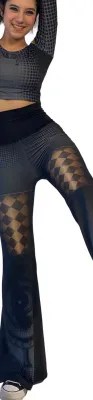 IPNG: Art Is My Body In Rhythm Illusion Comfy Pants