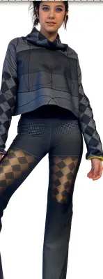 IPNG: Art Is My Body In Rhythm Illusion Comfy Pants