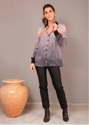 Paul Brial: The Stunning Sunset Buttoned Down Top