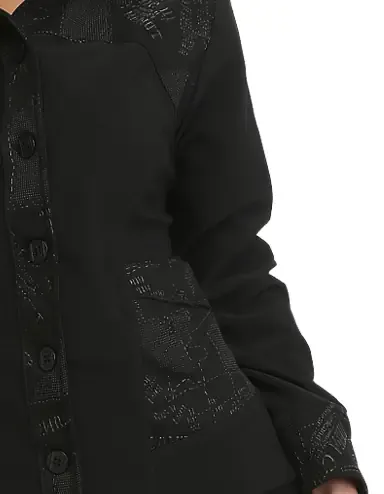 S'Quise Paris: Love Notes Buttoned Down Top