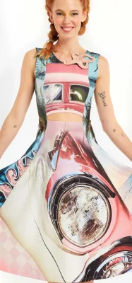 IPNG: Vitamin Sea Back Zip Illusion Midi Dress