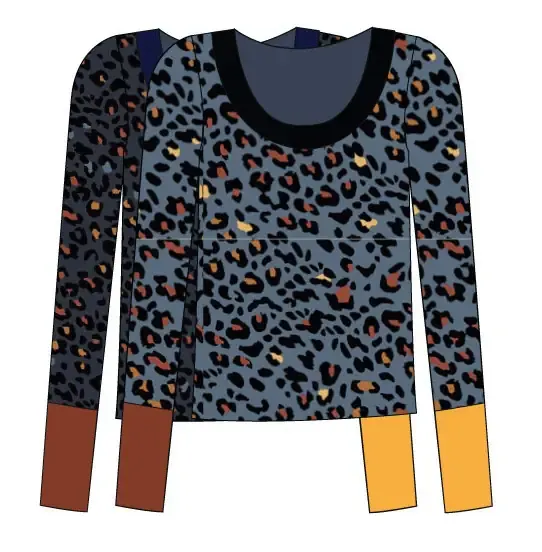 Paul Brial: Fancy Footprint Multi Cuffs Softy Sweater