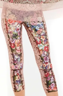 IPNG: Feeling Bloomy Knit Illusion Cropped Legging (Some Ship Immed!)