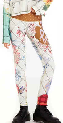 IPNG: Ocean Washed Tiled Illusion Leggings