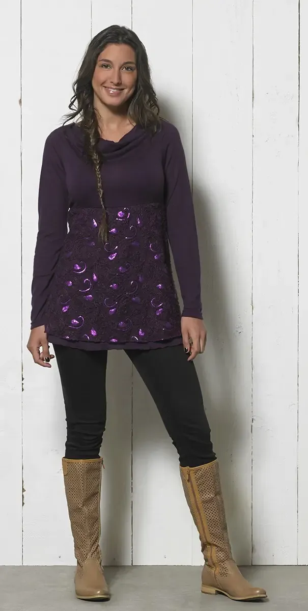 Coline Paris: Magical Shimmer Sweater Tunic