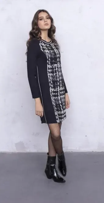 Maloka: The Colors Of Coco Chanel Jacquard Dress