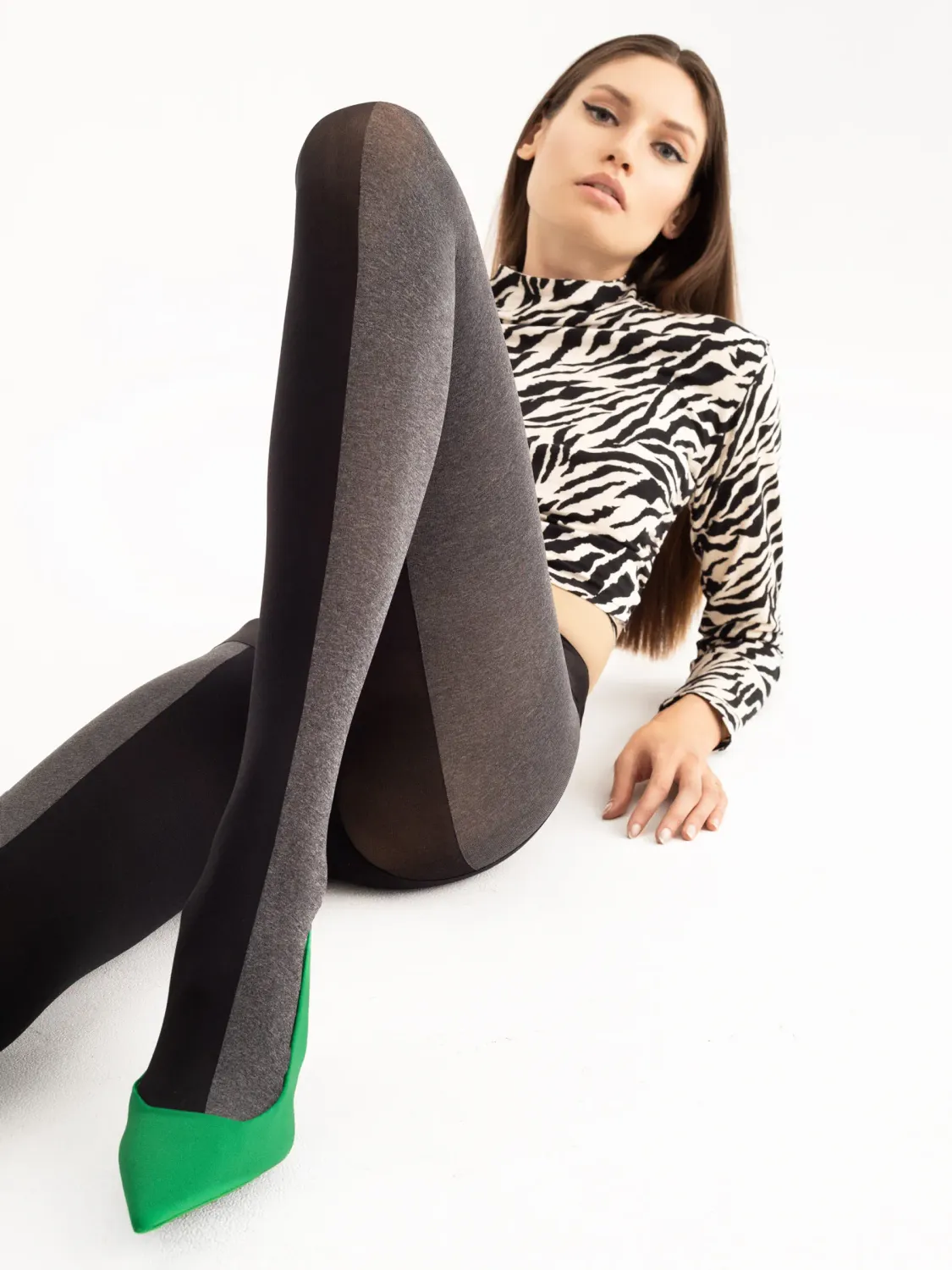 Fiore: Shades Of Black Opaque Tights