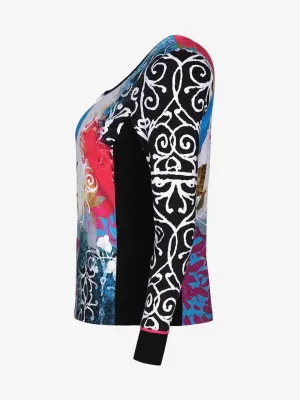 Simply Art Dolcezza: Bali 1 Redux Abstract Art Zip Up Jacket