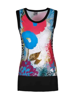 Simply Art Dolcezza: Bali 1 Redux Abstract Art Tunic Tank Top