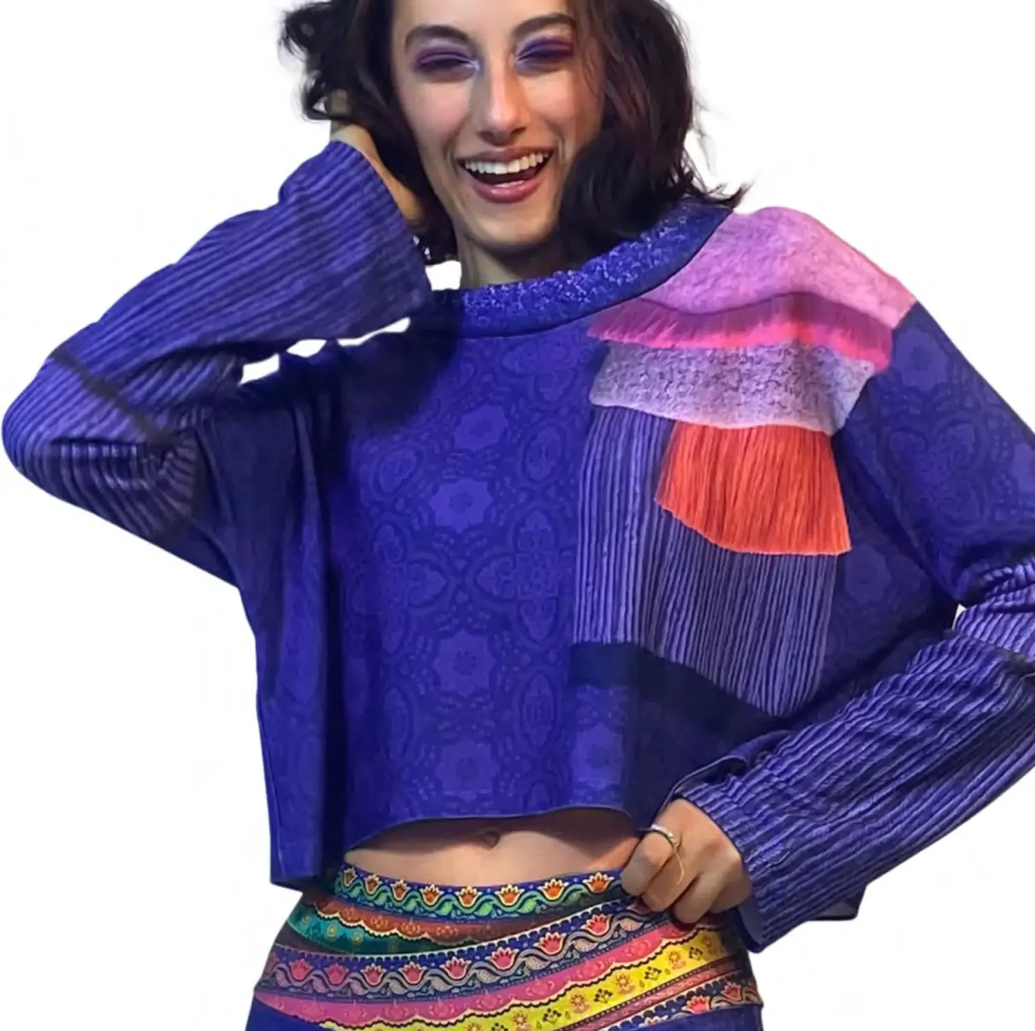 IPNG: Must Color Me Contrast Blouse T-Mini (Some Ship Immed!)