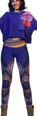 IPNG: Must Color Me Contrast High Waisted Legging (Some Ship Immed!)