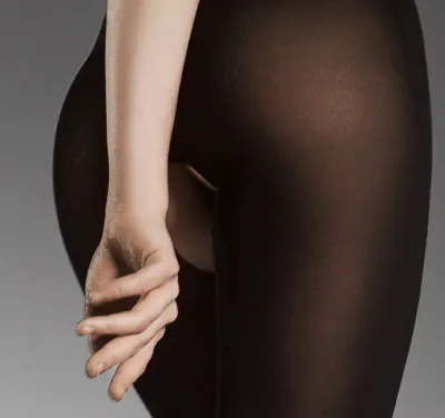 Fiore: I Have A Sexy Secret Open Gusset Opaque Tights