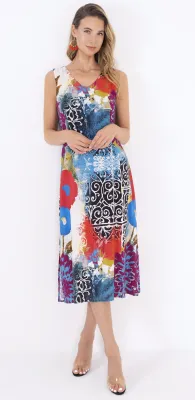 Simply Art Dolcezza: Bali 1 Redux Abstract Art Sundress