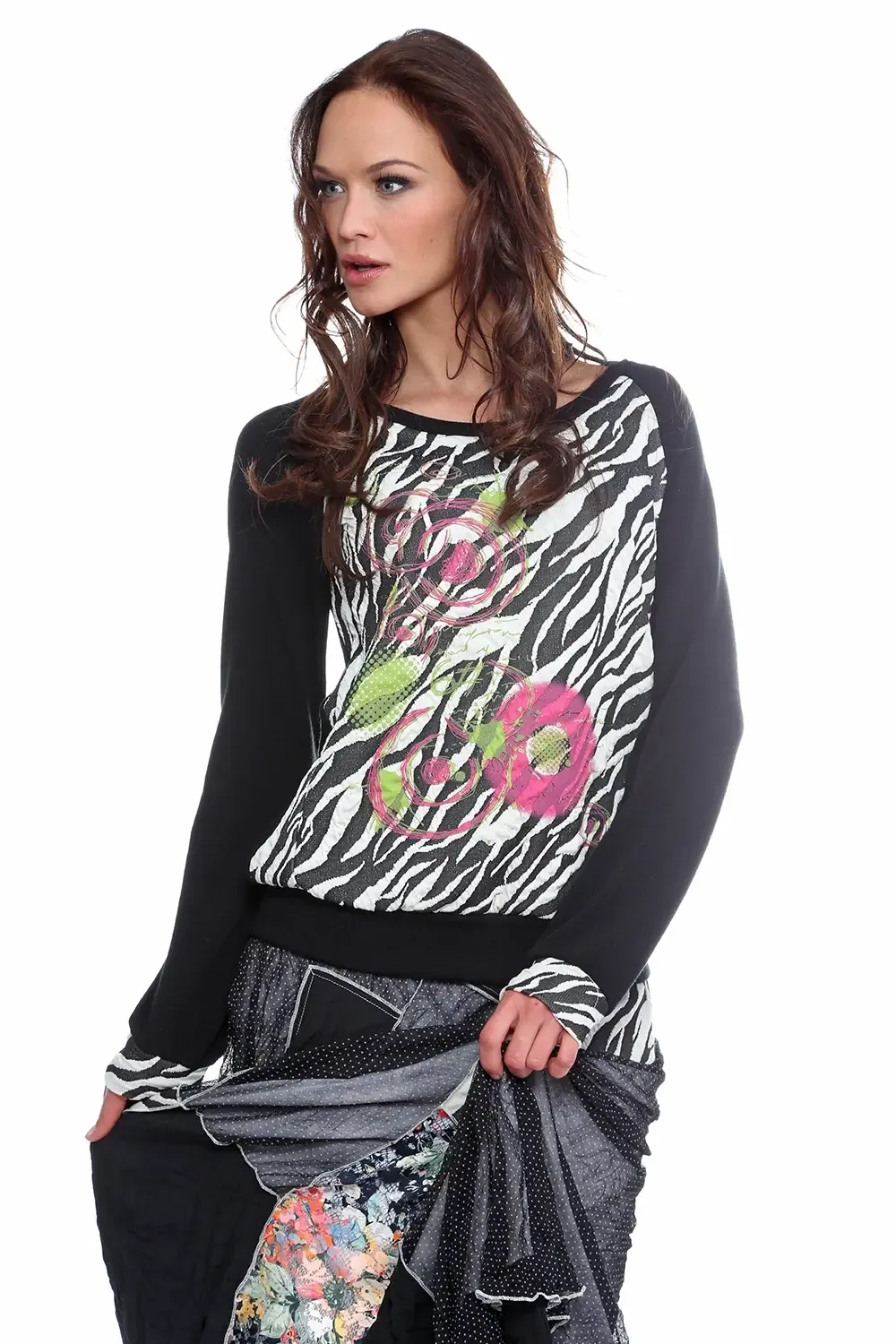 ME Paris: Little Pink Zebra Sweater