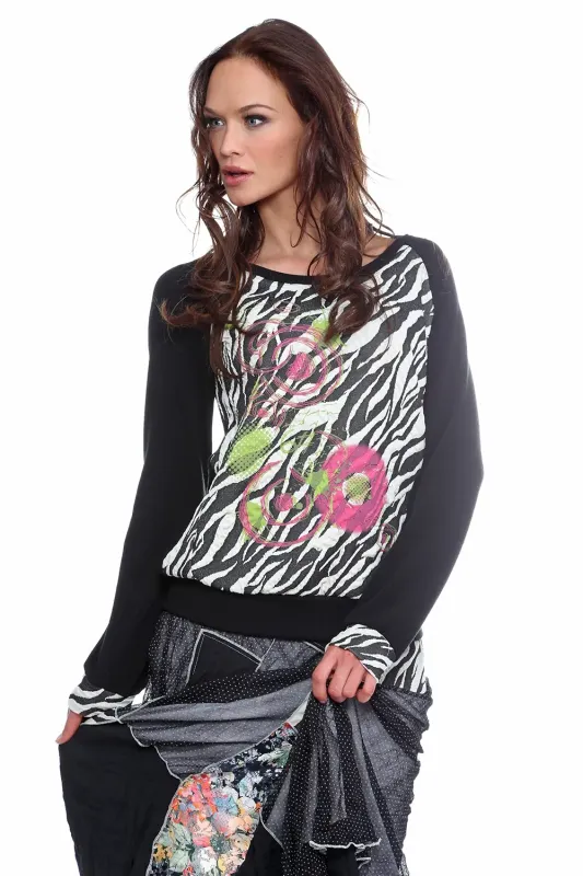 ME Paris: Little Pink Zebra Sweater