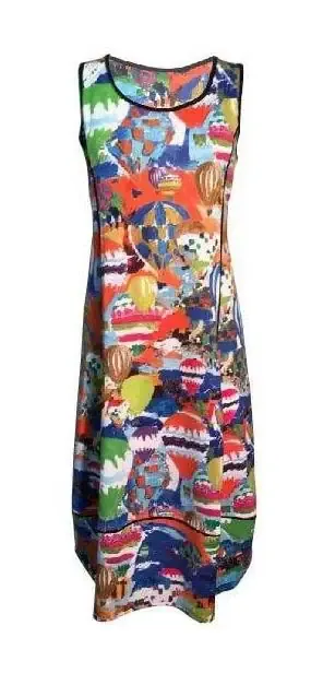 Maloka: Hot Air Balloon Midi Sundress