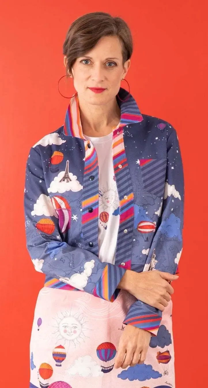 Anatopik: 80 Days Of Fairy Fun Denim Printed Jacket