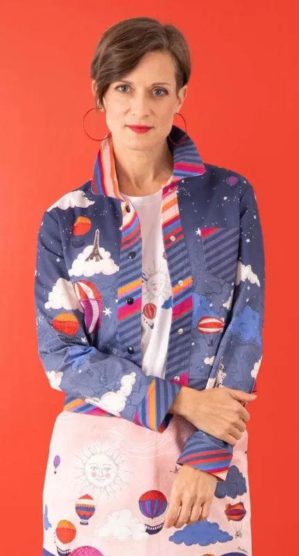 Anatopik: 80 Days Of Fairy Fun Denim Printed Jacket