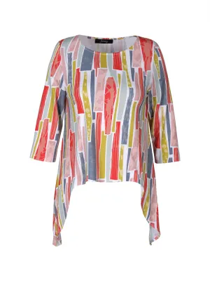 EverSassy By Dolcezza: Art Expression Uneven Hem Tunic