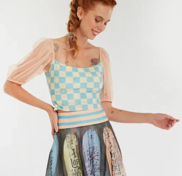 IPNG: Vitamin Sea Balloon Sleeve Top